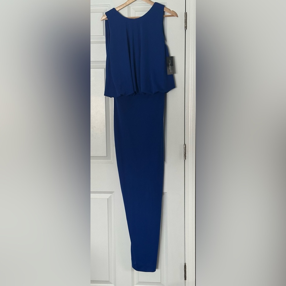 NWT AKIRA Chicago Chic Strapless Blue Dress